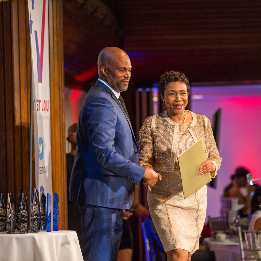 Rep Clarke and Chris Spencer